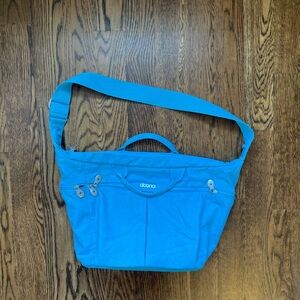 Doona Sky Blue Diaper Bag with Pouch - Attaches to Stroller